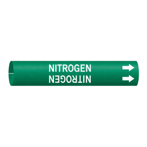 เครื่องหมายท่อแบบยืดหยุ่น Brady NITROGEN Snap-On สำหรับสายท่อนิโตรเจนอุตสาหกรรม - Product Image 3