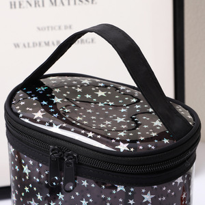 <b>Transparent</b> PVC Cosmetic <b>Bag</b> Zipper <b>Makeup</b> Case Waterproof Travel Toiletry Organizer With Handle - Product Image 2