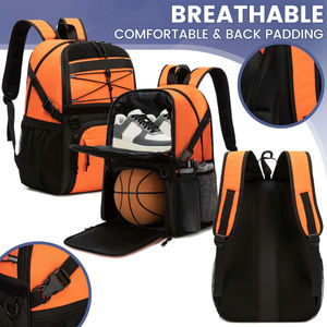 Factory Wholesale Multi-Functional and <b>Baseball</b>/Basketball Backpack Other Sports Bag Custom Sublimation Professional Sports - Product Image 2