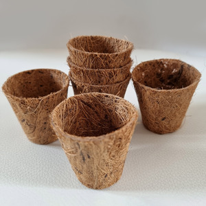 Macetas comerciales para sistemas hidropónicos, macetas de fibra de coco, cestas de cultivo de fibra de coco para plántulas. - Product Image 3
