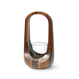 Farol de Vela Navideño Clásico de Madera Antigua, Decoración Rústica, Centro de Mesa Navideño, Decoración para el Hogar de WB INC India (L) - Product Image 6