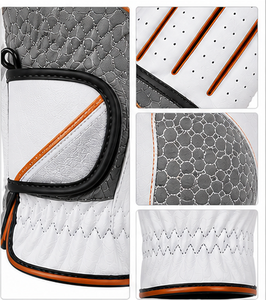 Guantes de Golf de Piel de Cabretta Premium, Transpirables, de Piel de Oveja, con Agarre Suave, para Hombre y Mujer, Varios Colores, Logotipo OEM de Fábrica - Product Image 4