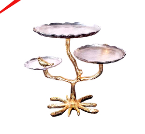 Latest Design Aluminum Eco-Friendly <b>Cake</b> <b>Stand</b>/Server with Superior Quality Home Decor 3 Tier - Product Image 1