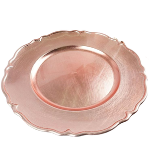 Assiette décorative en cuivre en forme de fleur, faite à la main, style chinois traditionnel, vaisselle en métal, assiettes de présentation - Product Image 2