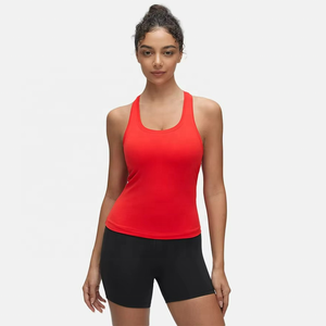 New Arrivals Custom Workout Tank <b>Top</b> <b>80</b>% Nylon 20% Spandex Quick Dry Breathable Sports Tank <b>Top</b> for Women - Product Image 1