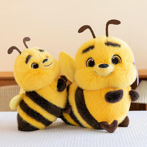 Nuevos Peluches de Abeja de Ojos Grandes, Muñecos de Peluche de Abeja Amarilla de Dibujos Animados, Regalos para Niños, Máquina de Garras, Venta al por Mayor - Product Image 1
