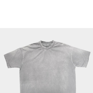 Vintage Sunfaded Washed Grey <b>T</b> Shirt Oversized Heavyweight Retro Faded Tee Soft Cotton Custom Logo OEM Bulk Streetwear Plain - Product Image 5