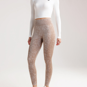 High Waist Breathable Gym Fitness Yoga Pants Quick Dry <b>Knitted</b> Sports Leggings with Quick Dry Feature Women Leggings Fitness - Product Image 3