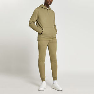 Pantalones Deportivos de Forro Polar para Hombre, Cálidos, Gruesos, Casuales, Térmicos, con Cintura Elástica, de Color Oscuro, a la Moda, Lisos, de Algodón Teñido - Product Image 3