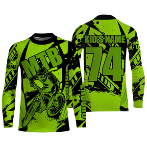 Venta al por mayor directa de fábrica: Camisetas de ciclismo de montaña con estampado por transferencia térmica, ajuste atlético, tela de malla transpirable de secado rápido. - Product Image 5