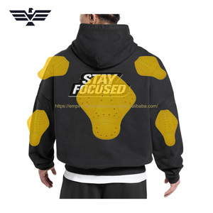 Sudadera con Capucha de Motocicleta de Algodón, Ropa Deportiva, Totalmente Forrada, Forro Polar CE Transpirable de 550g, Sudadera Extra Grande para Motociclistas - Product Image 2