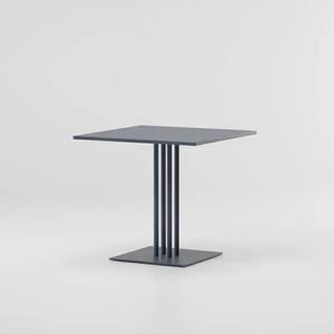 Mesa de Centro Moderna de Metal Drake, Cuadrada, Negra, Base de Pedestal de Acero Sólido, Estilo Industrial, Mueble Duradero para Sala de Estar, 1 Año de Garantía - Product Image 1