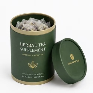 Biodegradable <b>Cardboard</b> Cylinder Box Food Grade Paper <b>Tube</b> for Dietary Supplements - Product Image 3