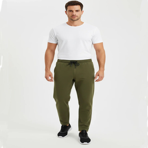 Pantalones Deportivos para Hombre, Cintura Elástica con Cordón, Pantalones Casuales para Correr con Bolsillos Laterales, Tejido Transpirable de Punto, para Otoño - Product Image 1