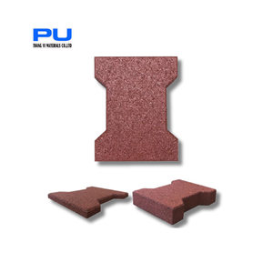 กระเบื้องยาง EPDM รูปทรงกระดูกสมัยใหม่ พร้อมการรับประกัน 3 ปี สำหรับยิมและพื้นที่ออกกำลังกายกลางแจ้ง - Product Image 3