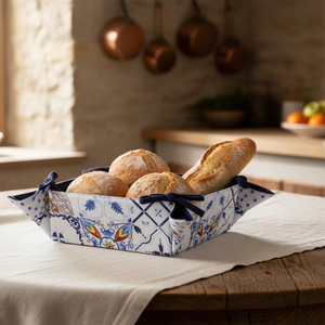 Cesta para Pan de Algodón Puro Personalizada con Logotipo, Ideal para Presentación de Alimentos en Panaderías y Restaurantes - Product Image 1