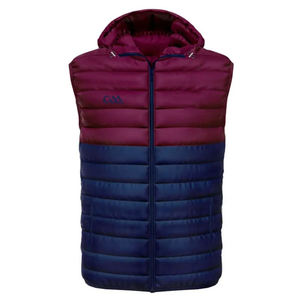 Custom GAA Team Puffer Vest <b>Men</b>’s Sleeveless Insulated <b>Jacket</b> <b>Lightweight</b> Woven Fabric Winter Vest Gaelic Football Sports Vest - Product Image 2