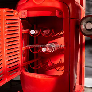 ตู้โชว์ของสะสมฟร็อกกี้บาร์ |   ตู้โชว์บาร์ไม้เนื้อแข็งสไตล์โมเดิร์นกลางศตวรรษ |   ชั้นวางของหรูหรา 2 ช่อง 3 ลิ้นชัก - Product Image 4