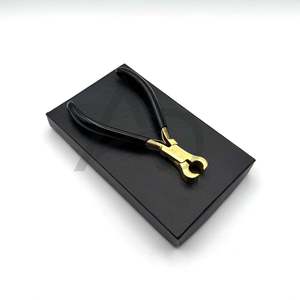 Pince à couper les extensions de cheveux Black Gold Bond Cutter en acier inoxydable, pince à fusion pour l'élimination des extensions, instrument de beauté - Product Image 4