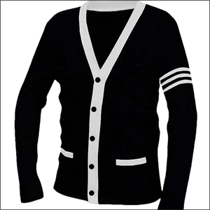 Cárdigan de Punto para Mujer, Superventas de Verano, Acrílico Sólido, Casual, Cuello en V, Manga Larga, Transpirable, con Bolsillos y Botones Simples - Product Image 2