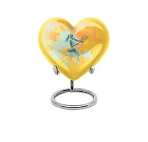 โกศรูปหัวใจสีดำขายดี สำหรับบรรจุอัฐิของมนุษย์ ใช้ในงานศพ พร้อมฐานตั้ง - Product Image 5