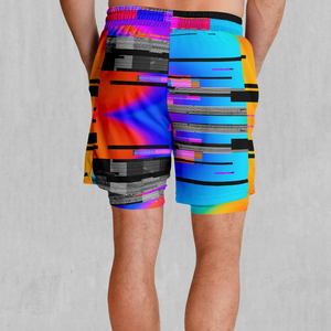 Shorts décontractés pour hommes de haute qualité 100% polyester, impression de logo personnalisée, motif uni, respirant, séchage rapide - Product Image 2