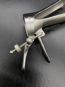 Espéculo Vaginal Cusco de Acero Inoxidable, Instrumento Ginecológico Talla L 90mmx35mm, Espéculo de Doble Hoja con Mecanismo de Rosca - Product Image 5