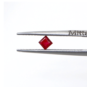 Rubis naturels de Bangkok, carrés calibrés de 3,5 mm, pierres précieuses de rubis naturelles facettées, prêtes à l'emploi pour la création de bijoux - Product Image 2