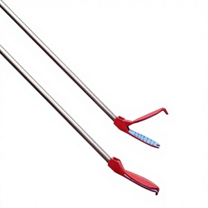 Efficacy 5ft SS Snake Tong Reptile <b>Grabber</b> Rattle Snake Catcher Wide Jaw Handling <b>Tool</b> with Non-Slip Grip Handle - Product Image 1