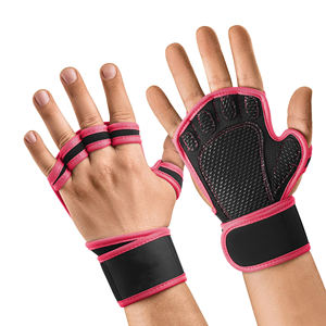 Gants de musculation imperméables antidérapants à demi-doigts, protection de la paume, en polyester, unisexes, pour la gym et les sports - Product Image 2