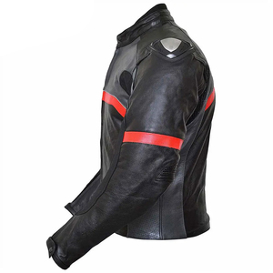 Professional Breathable Plus Size Motorcycle <b>Racing</b> <b>Jacket</b> Leather Biker Gear with Protective Padding for Road and Track - Product Image 3