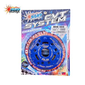 SUN Racing MIO100 Blue Heavy Duty Steel Speed Clutch Assembly 1000 RPM Shoes Scooter Retrofit/Upgrade <b>Kit</b> <b>Model</b> MO100-CVT005 - Product Image 6