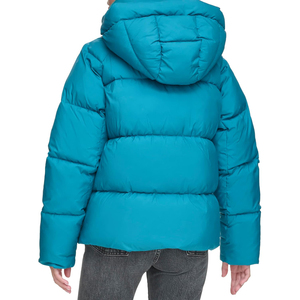 Veste matelassée légère pour femme, manteau d'hiver matelassé à fermeture éclair, vêtement d'extérieur doux et chaud avec col montant, poches latérales, tenue décontractée pour tous les jours - Product Image 5