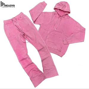 Meilleurs fabricants de vêtements pakistanais - Ensemble de survêtement d'hiver en coton imprimé personnalisé à capuche, décontracté, pour adultes - Product Image 2