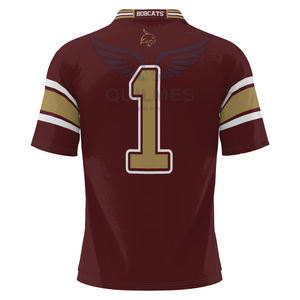 Jersey de Fútbol Americano Personalizado Sublimado, Jersey Deportivo del Equipo Universitario Texas State Bobcats, Poliéster Transpirable, Venta al Por Mayor OEM - Product Image 6
