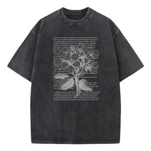 T-shirts Oversize Décontractés 2026 – T-shirt Homme Rétro à Manches Courtes 230G Grammage Lourd, Effet Délavé Acide, Coupe Ample - Product Image 6