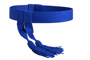 Ceinture de cérémonie bleu roi – Accessoire de tenue uniforme formelle pour événements et défilés - Product Image 3
