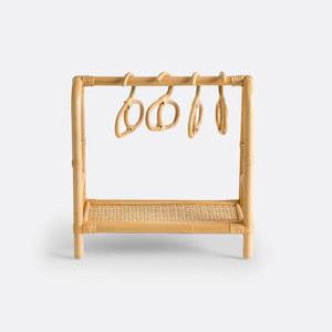 Perchero pequeño de ratán para ropa de muñecas, juguetes para niños pequeños, la mejor opción, perchas para ropa de muñecas infantiles - Product Image 4