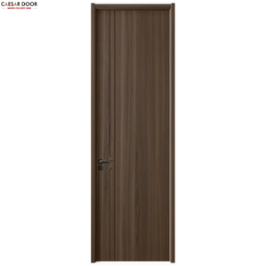 Puerta de WPC Resistente al Fuego, Puerta Compuesta de Madera con Aislamiento Acústico, Resistente al Calor y al Agua para Baño, Almacén, Sótano - Product Image 1