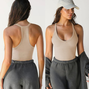 Aoyema Débardeur Homme Personnalisé d'Été Sans Manches Basique Col Rond pour Course, Gym, Fitness, Musculation, Style Stringer et Dos Nageur Décontracté - Product Image 2