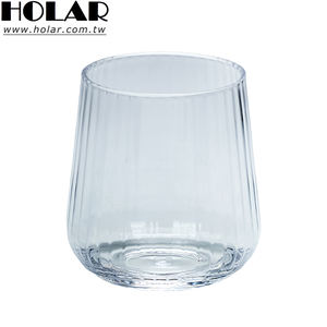 [Holar] Vasos de Plástico Transparentes Irrompibles con Diseño Ondulado de 14 oz, Hechos en Taiwán, para Catering, Cafetería y Fiestas - Product Image 1