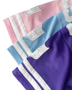 High Quality Custom Solid Breathable 25/26 Soccer Uniforms Training American Football Jersey Mesh Quick Dry Front Short - Product Image 3