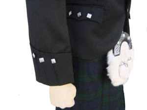 Traje Prince Charlie Kilt para hombre, ropa formal escocesa de las Tierras Altas, chaqueta y chaleco Prince Charlie escoceses hechos a medida - Product Image 4