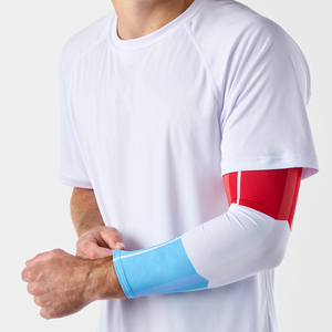 Unisex <b>Compression</b> <b>Arm</b> <b>Sleeves</b> Breathable Moisture Wicking Quick Dry Seamless Sports Style <b>Arm</b> <b>Sleeve</b> - Product Image 2
