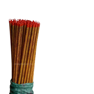 Vietnam 2-en-1 Portable PVC Enduit Eucalyptus Bois Léger Durable Écologique Balai Poignées Mop Stick pour La Maison Commercial - Product Image 2