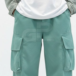 กางเกงคาร์โก้แฟชั่นผู้ชายสไตล์สตรีทแวร์ ลุคเท่ห์ ผ้าใส่สบาย เหมาะสำหรับชุดลำลองและใส่ในชีวิตประจำวัน - Product Image 6