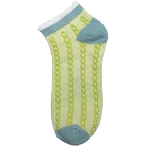 Calcetines de Tobillo para Mujer, Mezcla de Algodón, Transpirables, para Uso Diario, Estampado Floral, Tejidos, para Otoño, Grosor Estándar - Product Image 5