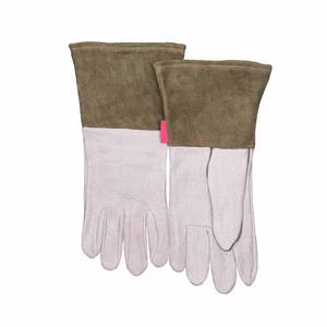 Gants de soudage TIG en cuir pleine fleur et croûte de cuir de qualité supérieure, robustes, pour la sécurité des mains dans l'industrie, la lutte contre les incendies et la construction - Product Image 4