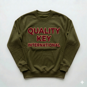 Premium Cotton Crewneck Sweatshirt Custom Embroidery Logo Wholesale <b>Men's</b> Hoodies & Sweatshirts - Product Image 1