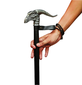 Canne de marche en bois sculptée à la main avec poignée florale en cuivre antique, finition artisanale, pour hommes, femmes et seniors - Product Image 1